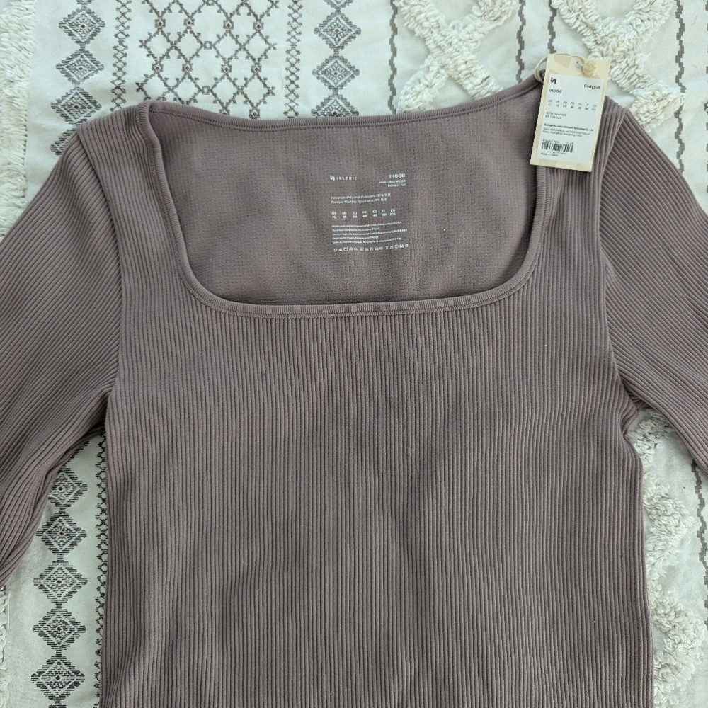 NWT Inlyric Ribbed Bodysuit - Picture 8 of 10